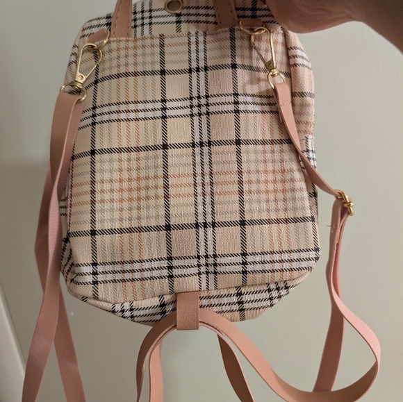 Hello Kitty Plaid Mini Backpack - Picture 4 of 4